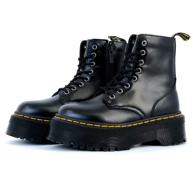 Dr. Martens Jadon Zip Premium Black З ХУТРОМ