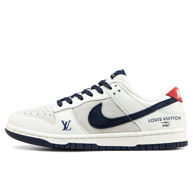 Nike SB Dunk Low x Louis Vuitton Grey Blue Red