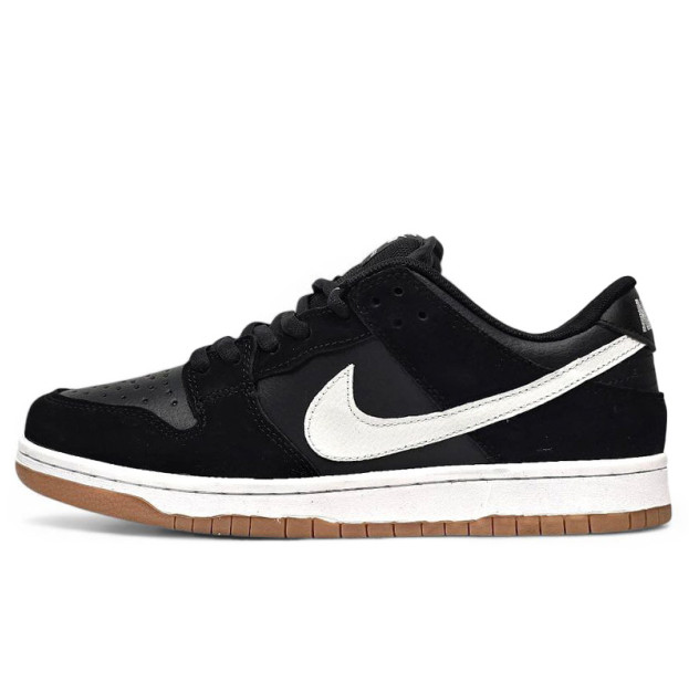 Nike SB Dunk Low Black White Gum С МЕХОМ