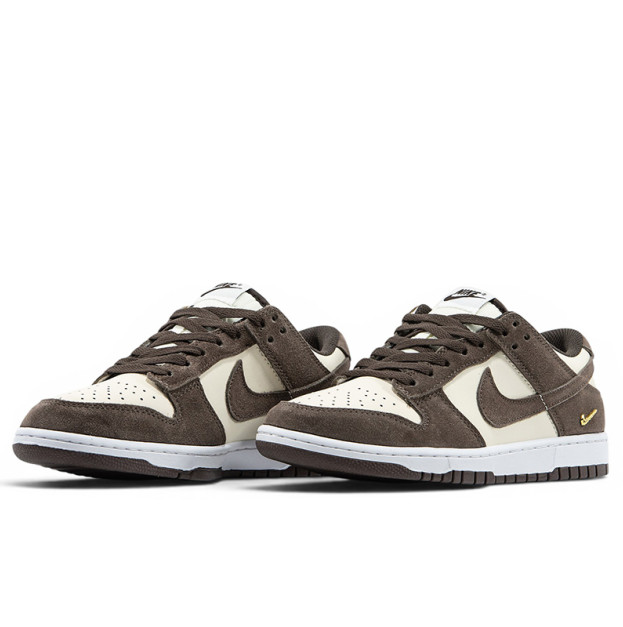 Nike Dunk Low Light Orewood Baroque Brown Mini Swoosh IO4244-102