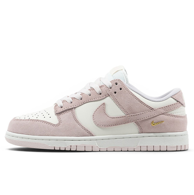Nike Dunk Low Sail Pearl Pink Mini Swoosh IO4244-100