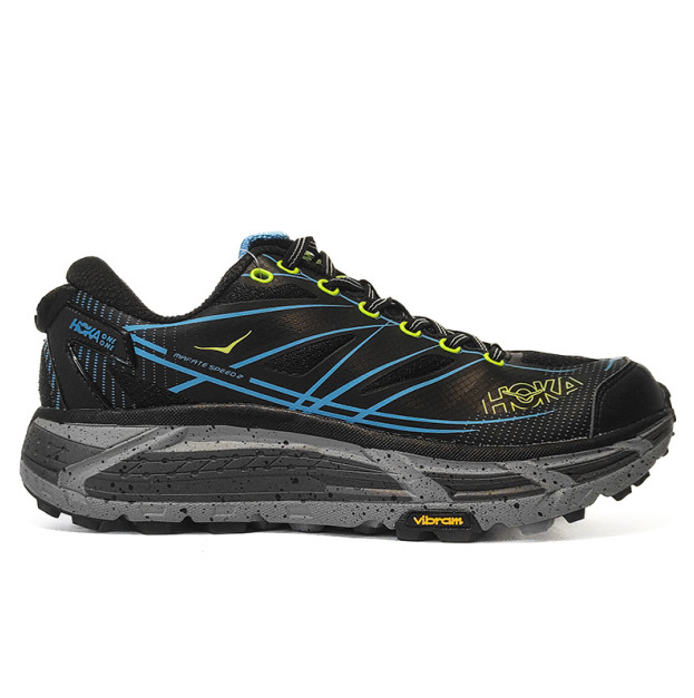 Hoka Mafate Speed 2 Black Grey Blue Yellow