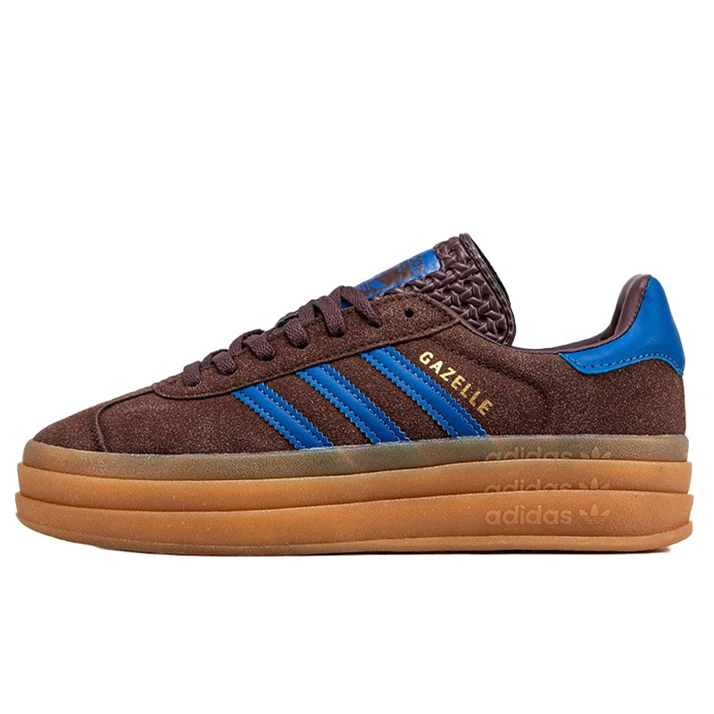 Adidas Gazelle Platform Brown Blue Sneakers .ua