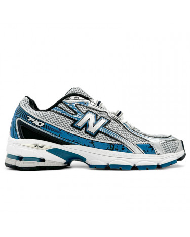 New Balance 740 White Blue Black