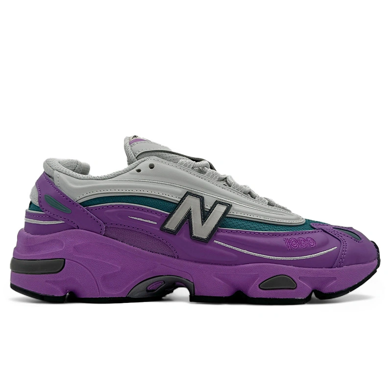 Grey and purple new balance cheap