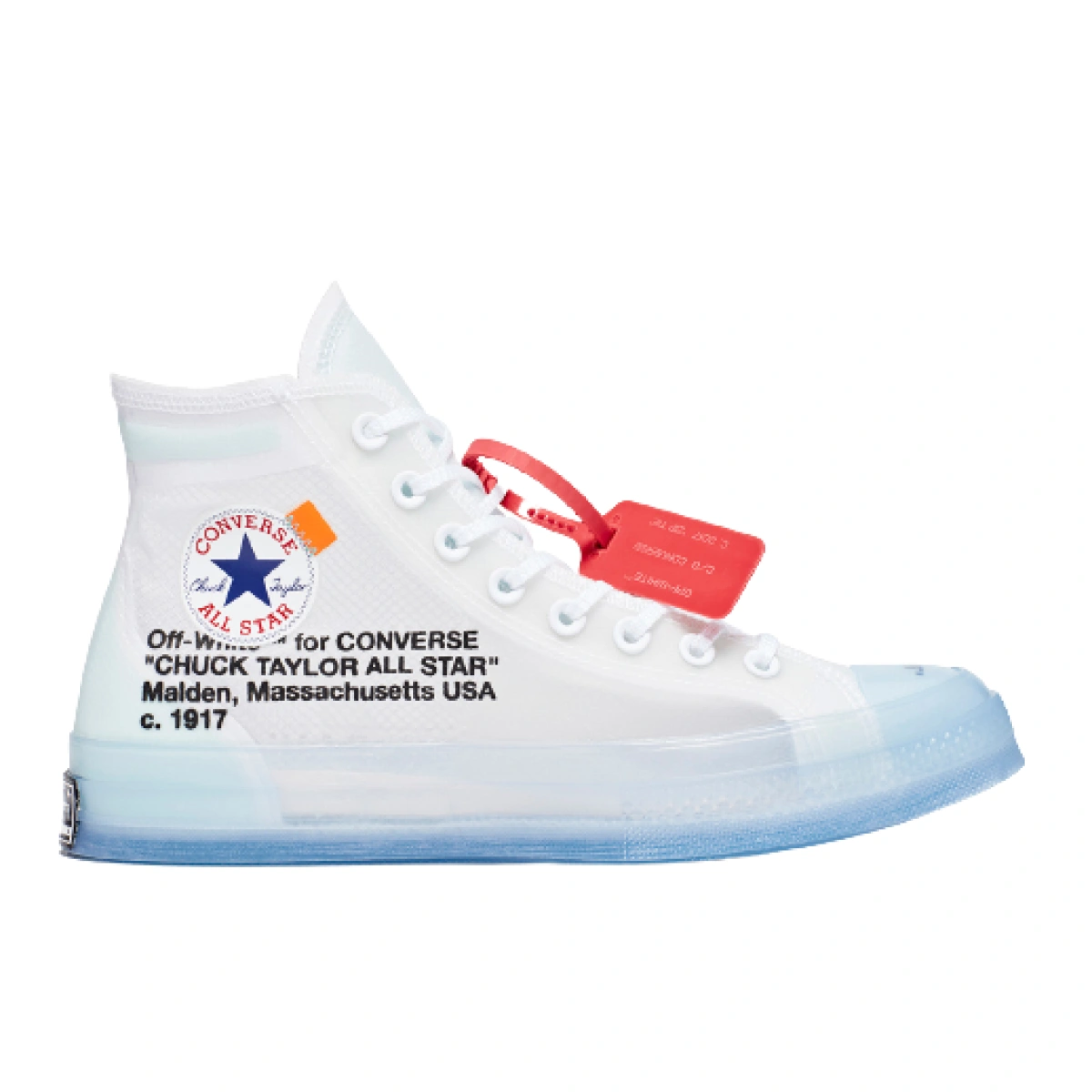 Кеды Off White x Converse Chuck Taylor All Star Vulcanized Hi
