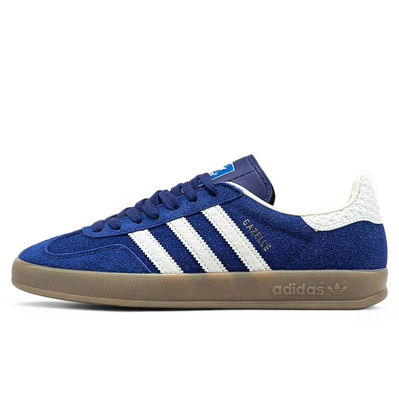 Adidas gazelle indoor blue and green top