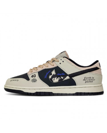 Nike SB Dunk Low x Stussy 40th Beige Black