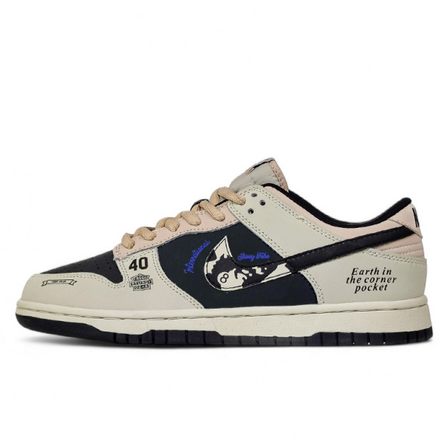 Nike SB Dunk Low x Stussy 40th Beige Black