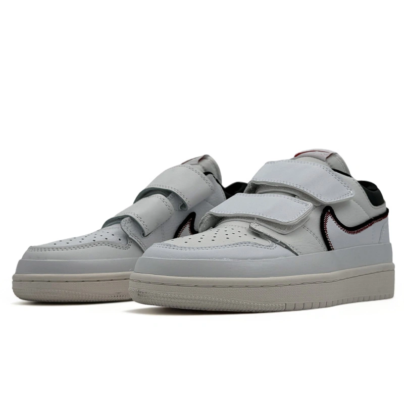 Jordan 1 Retro Low Double Strap White Black Sneakers .ua