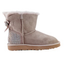UGG Classic Mini Bow II Beige Swarovski