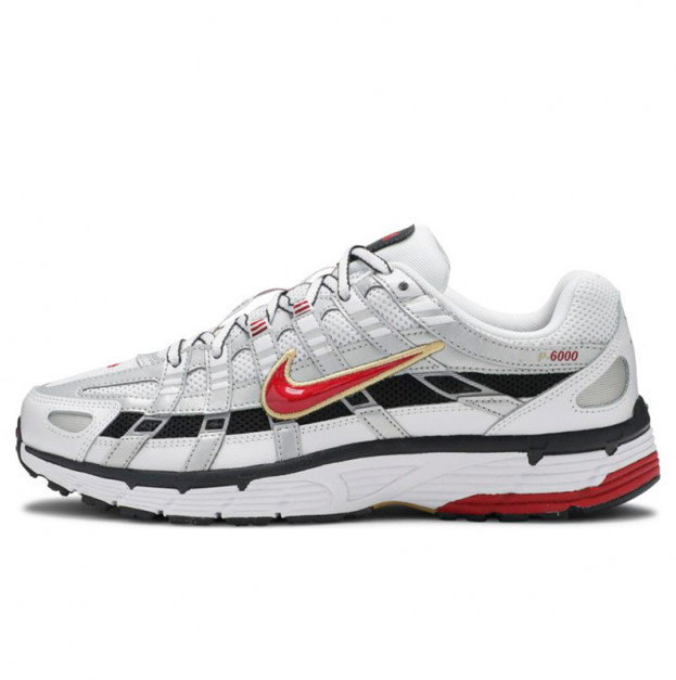 Nike P-6000 CNPT Metallic Silver Red BV1021-101