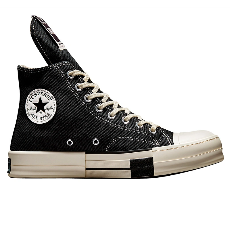 Converse Rick Owens x DRKSHDW DRKSTAR Chuck 70 High Black