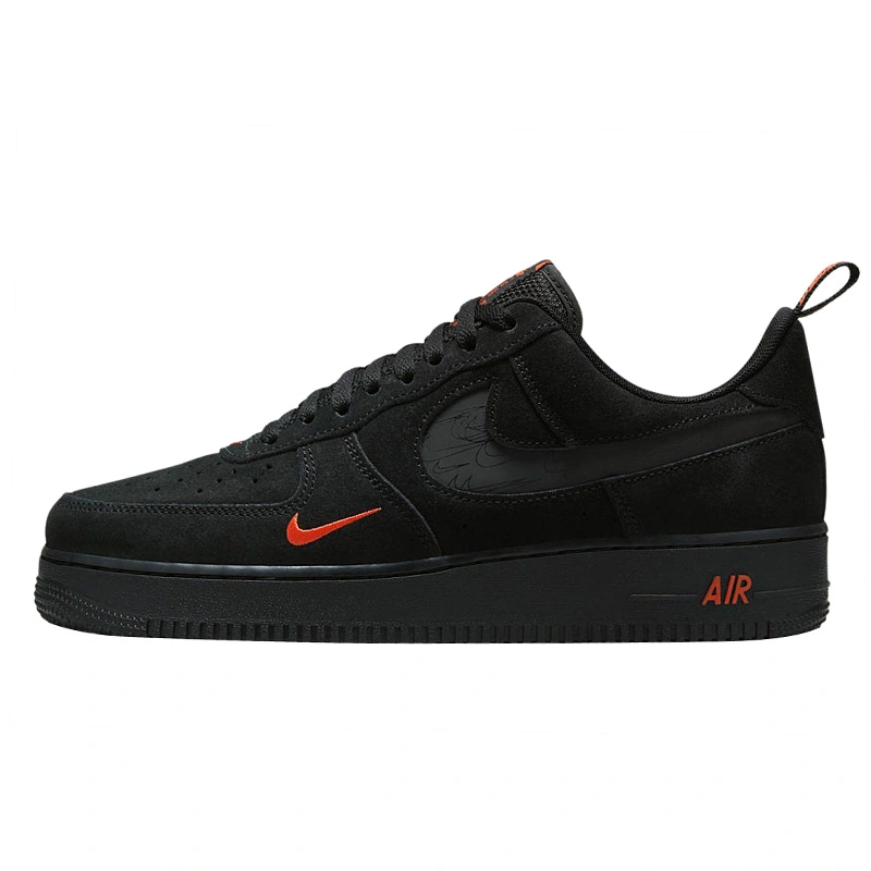 Nike air force 1 womens orange discount