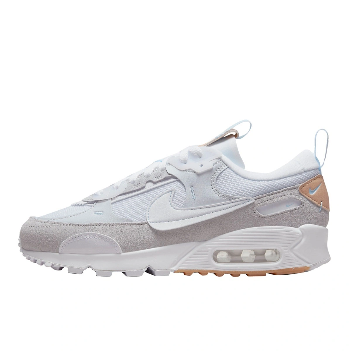 White and tan air max on sale