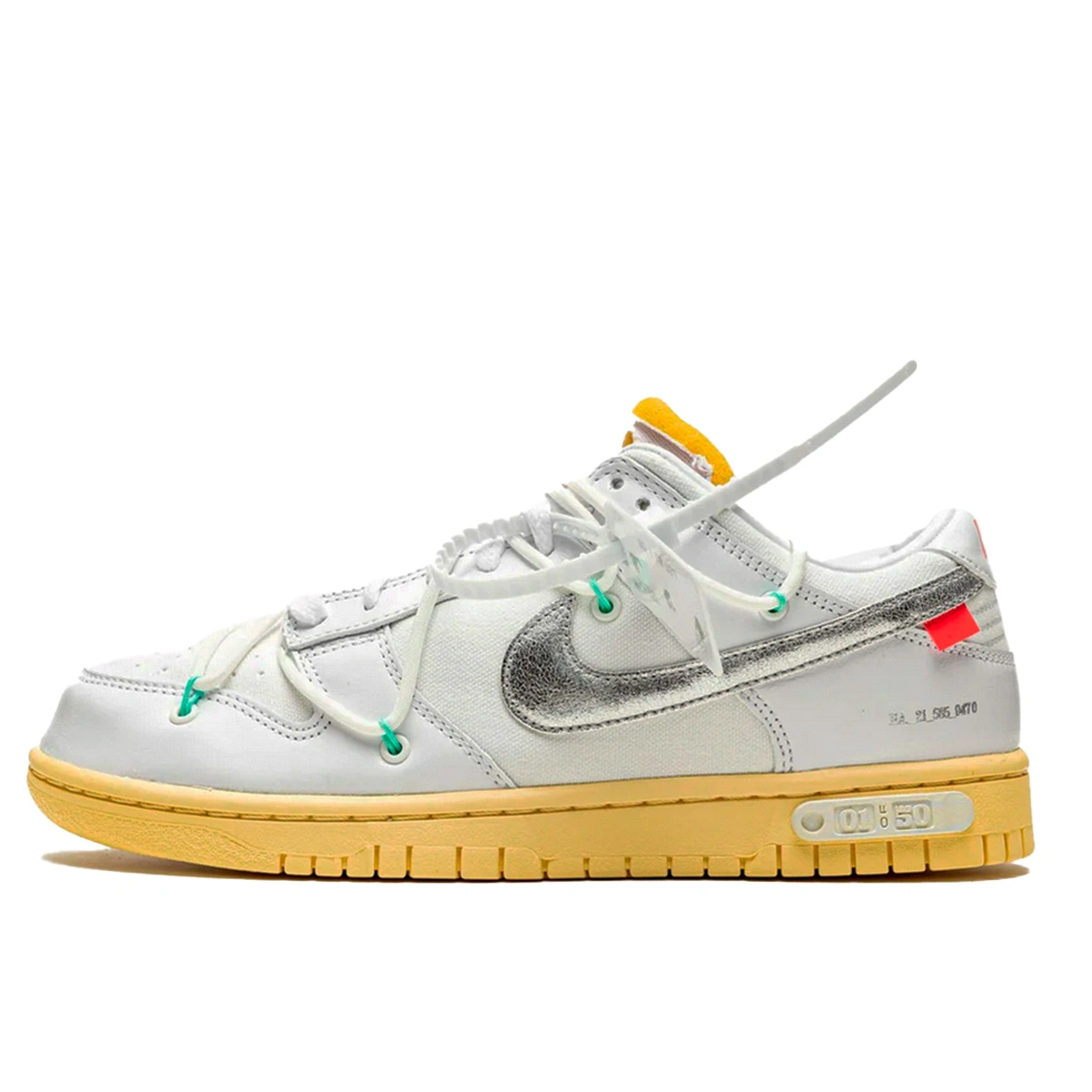 Nike Dunk Low Off-White Lot 01 of 50 DM1602-127 buy with delivery 