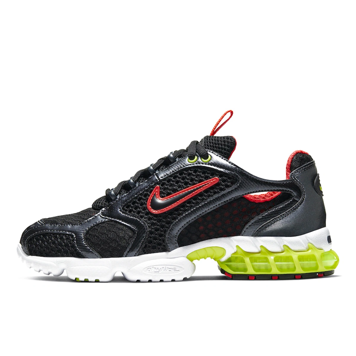 Nike Air Zoom Spiridon Cage 2 Metallic Hematite Track Red Volt CD3613 002
