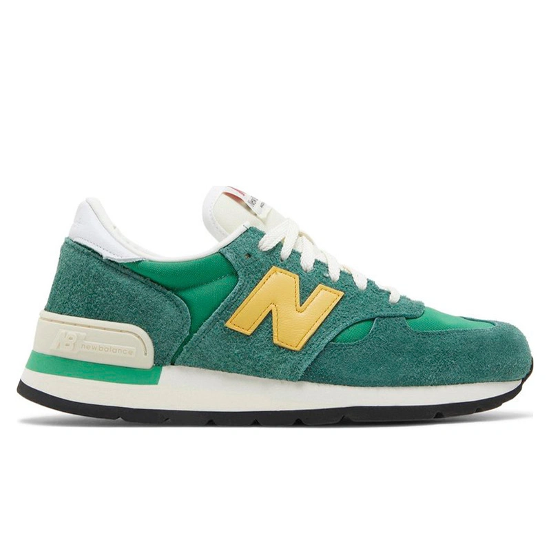 Green and gold new balance sale