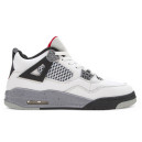 Jordan 4 Cement White Grey Black З ХУТРОМ