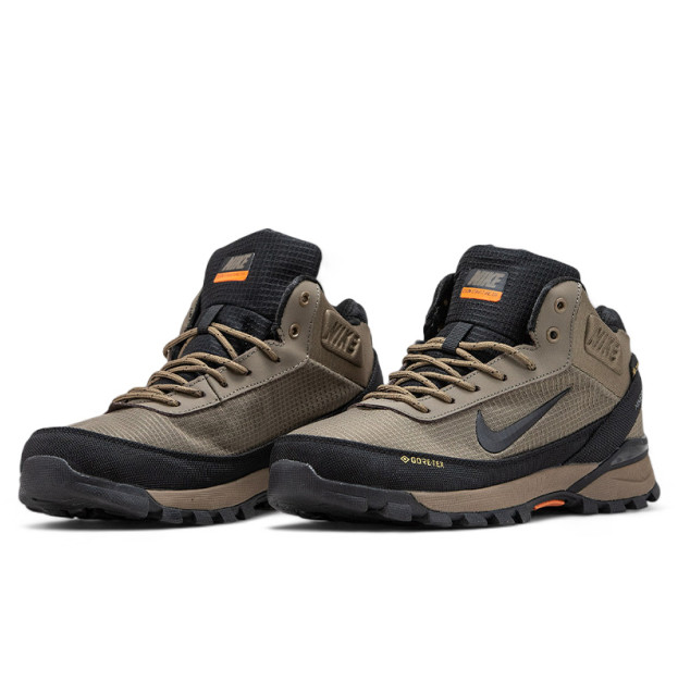 Nike Rivah Gore-Tex Winter Beige Black З ХУТРОМ