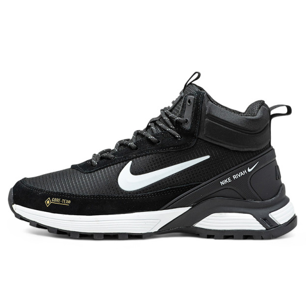 Nike Rivah Gore-Tex Black White З ХУТРОМ