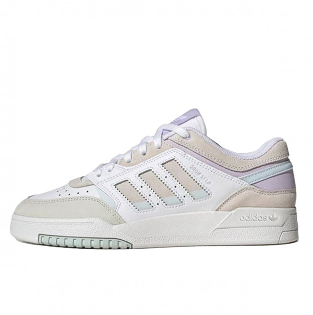 Adidas Originals Drop Step Low White Purple HP2328