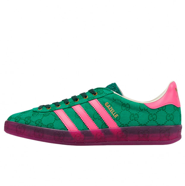 Adidas x Gucci Gazelle Green GG Monogram 737967FAAW33746