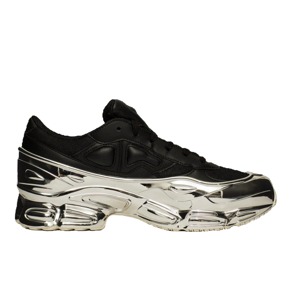 レイコ  Adidas Ozweego Raf Simons Core Black Silver Metallic EE7944