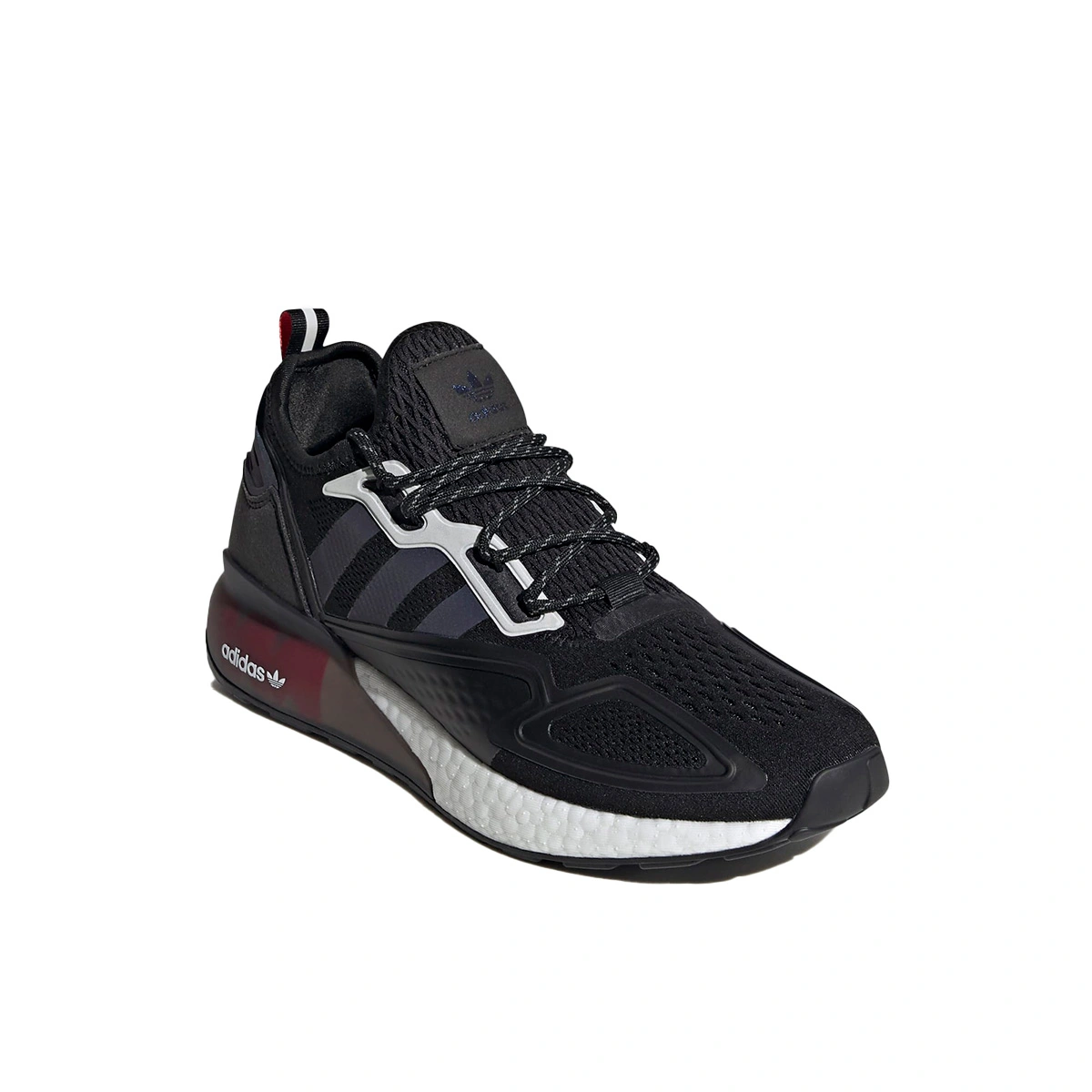 Adidas boost black red best sale
