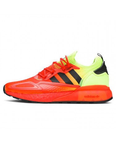 Adidas ZX 2K Boost Solar Yellow Hi Res Red FW0482