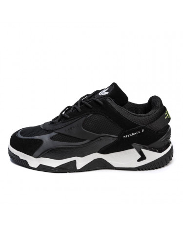 Adidas Niteball 2.0 Black White Winter С МЕХОМ