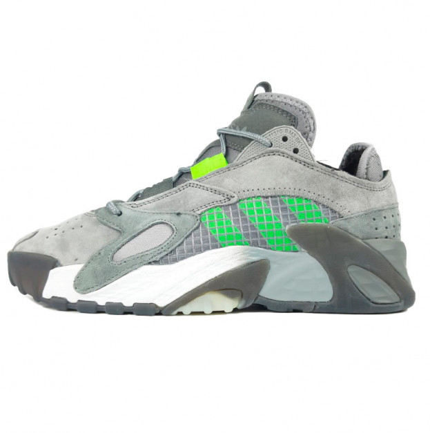 Adidas Streetball Grey Green Suede Winter С МЕХОМ