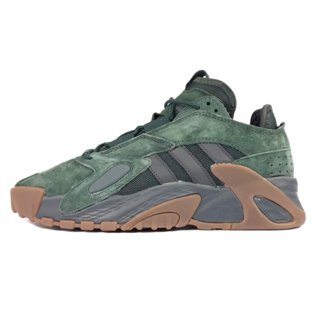 Adidas Streetball Olive Winter Suede С МЕХОМ