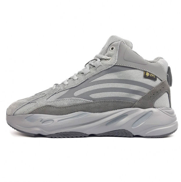 Adidas Yeezy Boost 700 High Grey Winter С МЕХОМ