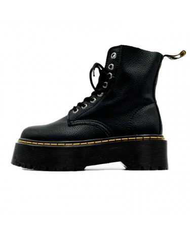 Dr. Martens Jadon Smooth Leather Boots Black Winter С МЕХОМ