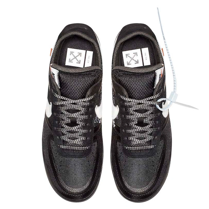 Nike air force black off white hot sale