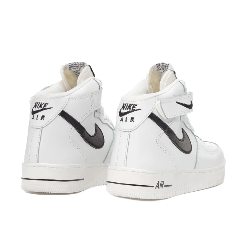 Nike air force 1 black and white high shop