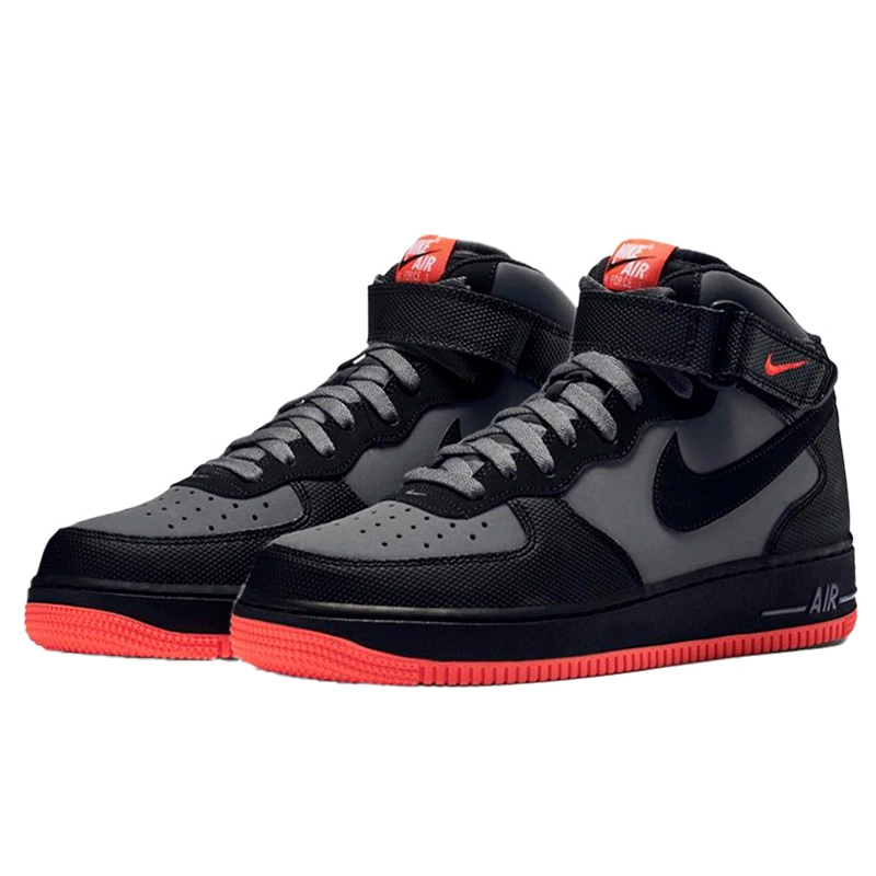 Nike air force 1 mid dark grey online