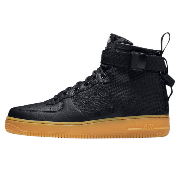 Nike SF Air Force 1 Mid Black Gum 917753-003