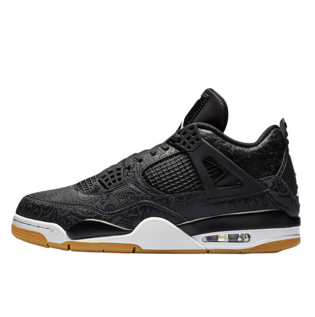 Jordan 4 Laser Black Gum Winter С МЕХОМ