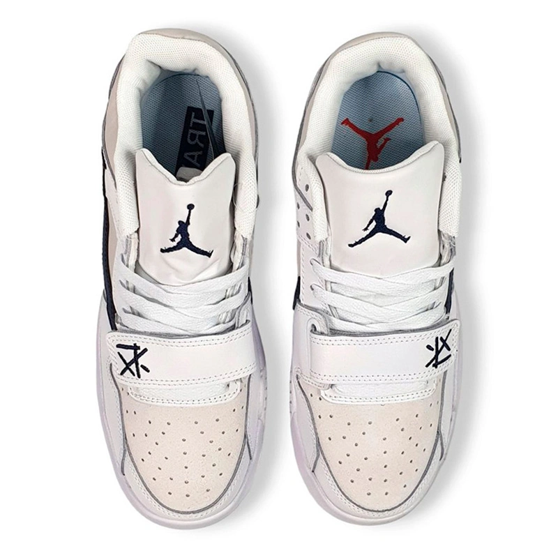 Jordan Cut The Check x Travis Scott White Beige Black Sneakers .ua