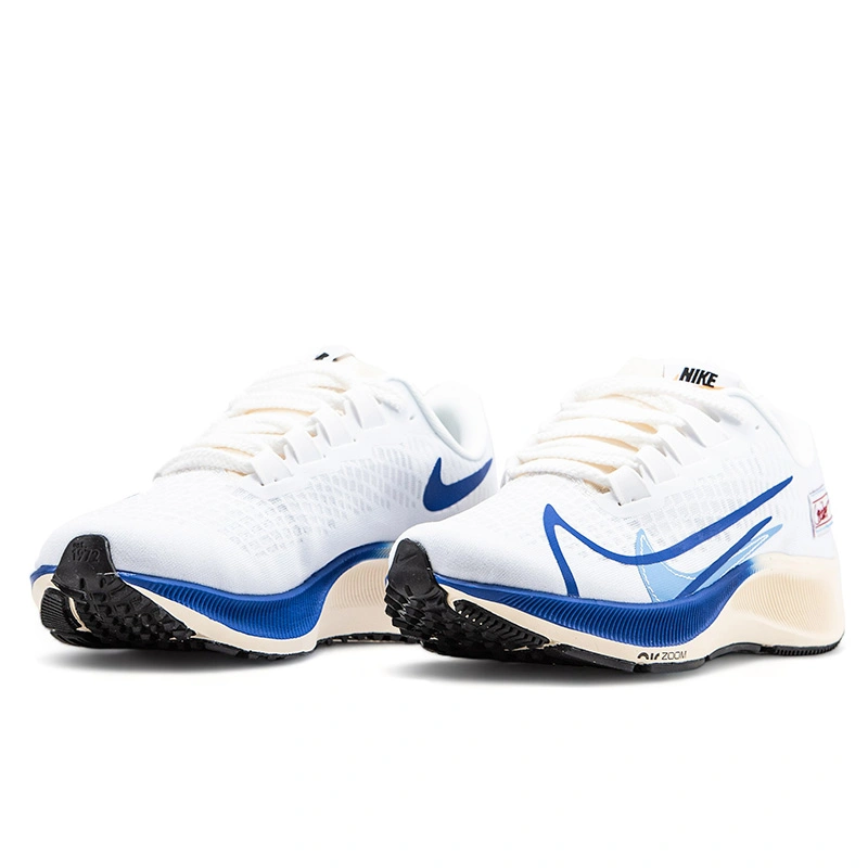Nike air blue and white clearance