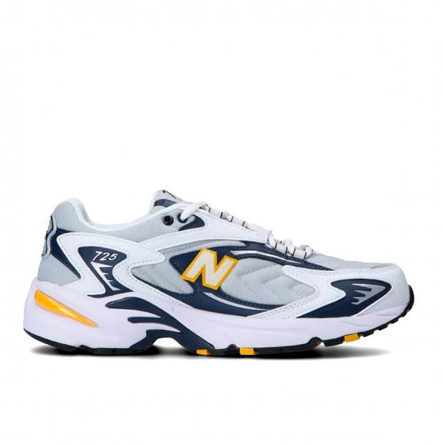 New Balance 725 White Navy Yellow ML725A