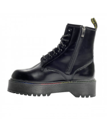Dr. Martens Jadon Smooth Leather Platform Boots З ХУТРОМ