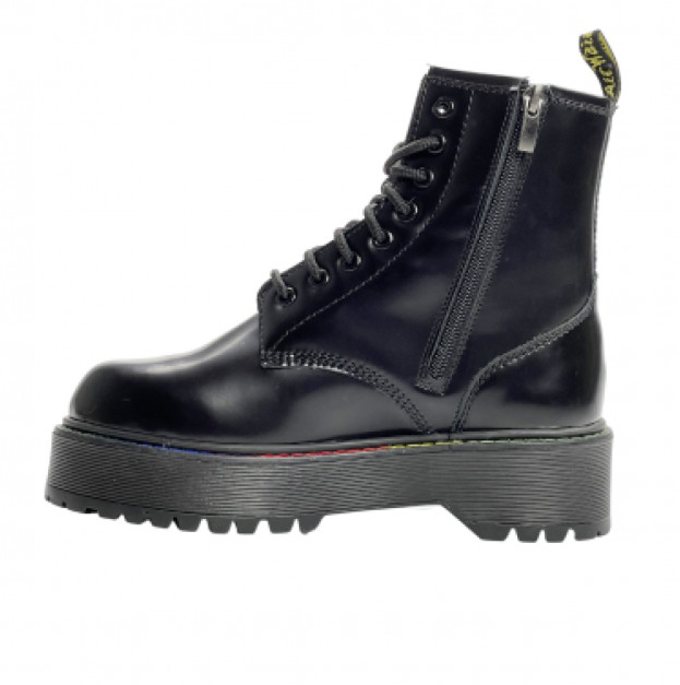 Dr. Martens Jadon Smooth Leather Platform Boots З ХУТРОМ