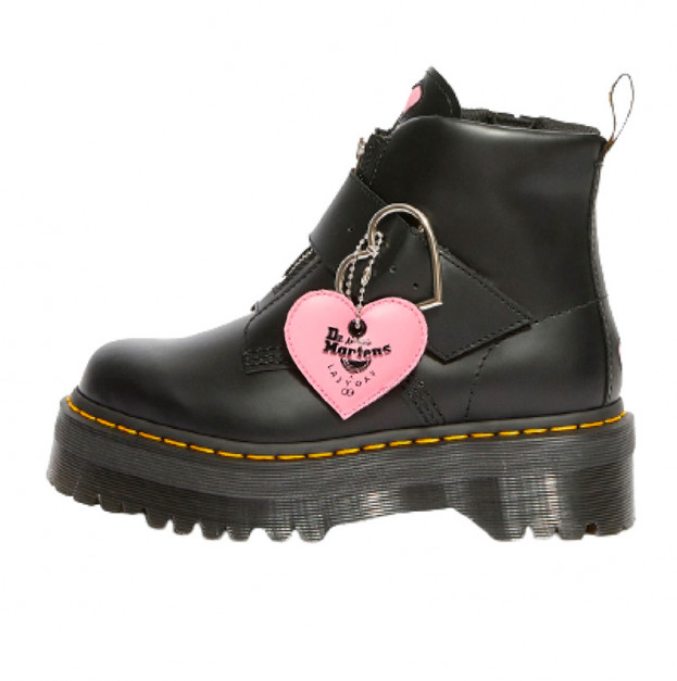 Dr. Martens Jadon Smooth Leather Lazy Oaf Buckle Boots