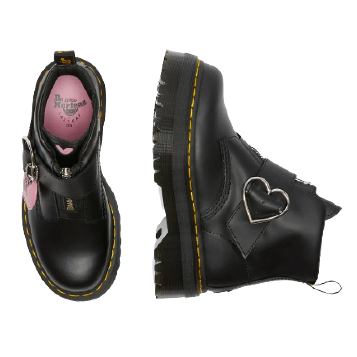Dr. Martens Jadon Smooth Leather Lazy Oaf Buckle Boots buy with delivery on Sneakers .ua