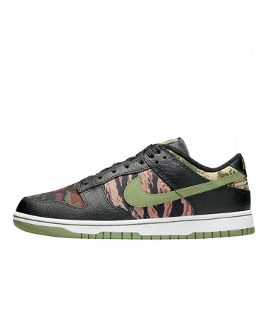 Nike Dunk Low Black Multi Camo DH0957-001