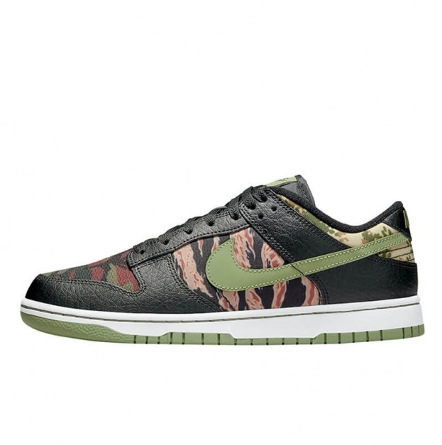 Nike Dunk Low Black Multi Camo DH0957-001
