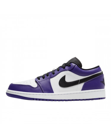 Jordan 1 Low Court Purple White 553558-500